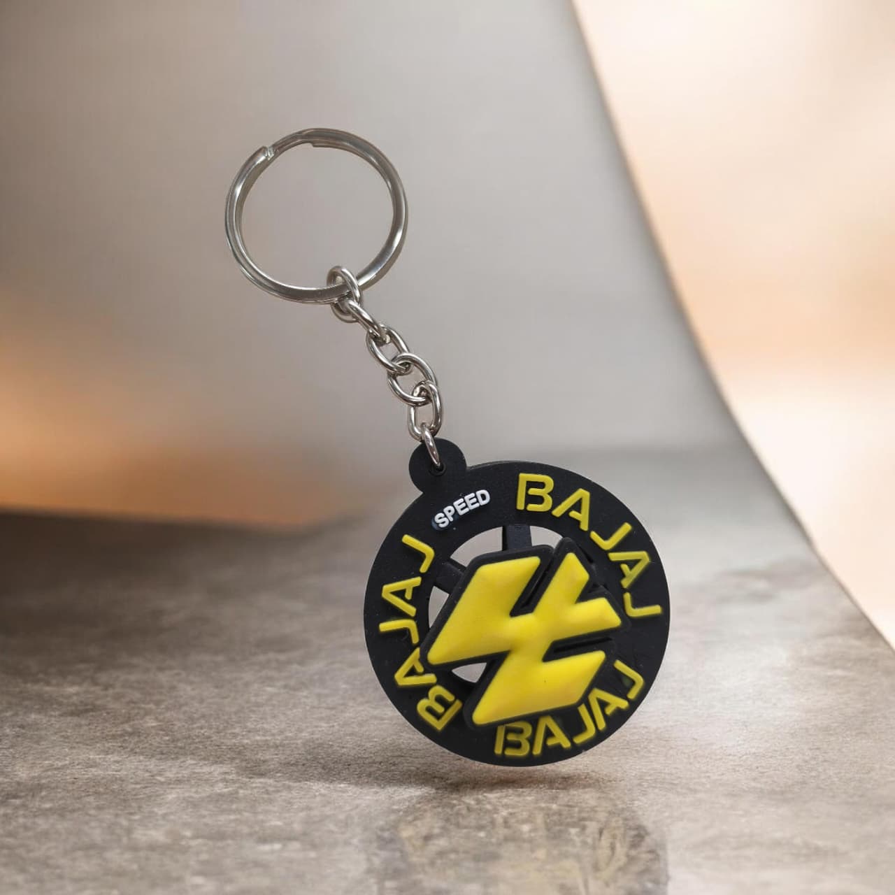 Bajaj Rubber rotating keychain - FKC32