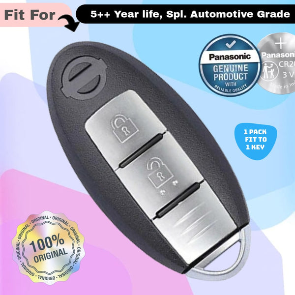 Nissan 2 Button Smart Key Fob Replacement Battery - ( Pack of 1 )