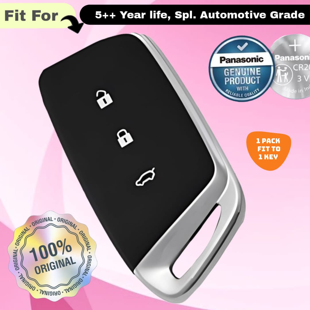 Mg 3 Button Smart Key Fob Replacement Battery - ( Pack of 1 )